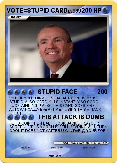 Pokemon VOTE=STUPID CARD
