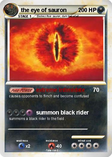 Pokemon the eye of sauron