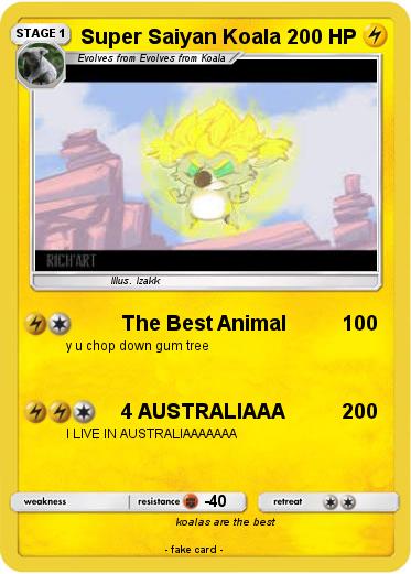 Pokemon Super Saiyan Koala