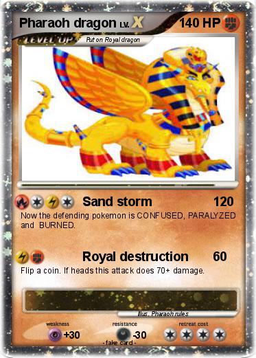 Pokemon Pharaoh dragon