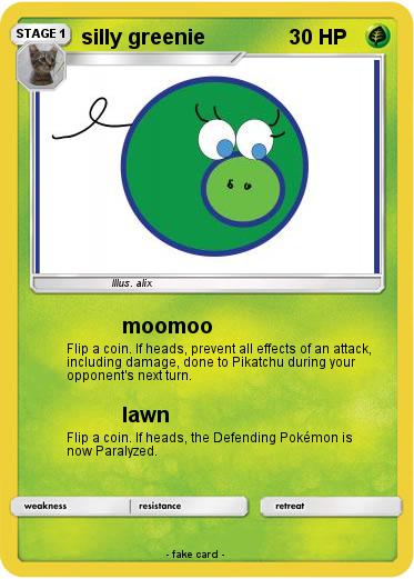 Pokemon silly greenie