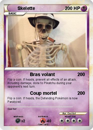 Pokemon Skelette