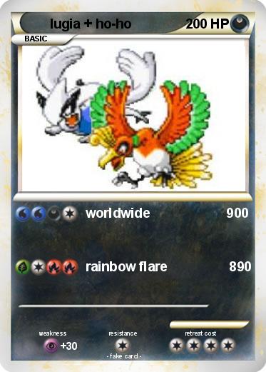 Pokemon lugia + ho-ho