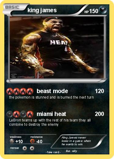 Pokemon king james