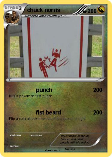 Pokemon chuck norris