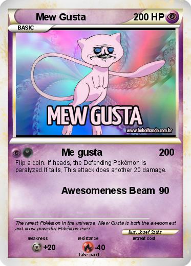 Pokemon Mew Gusta