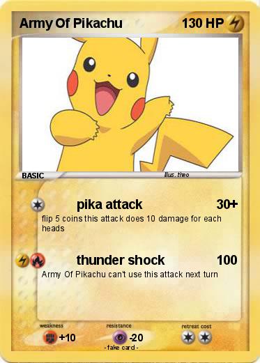 Pokemon Army Of Pikachu