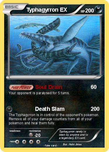 Pokemon Typhagyrron EX
