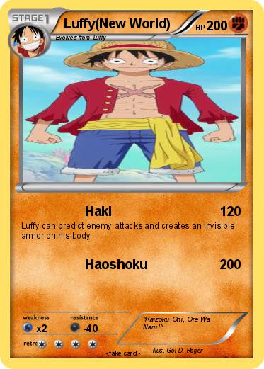 Pokemon Luffy(New World)