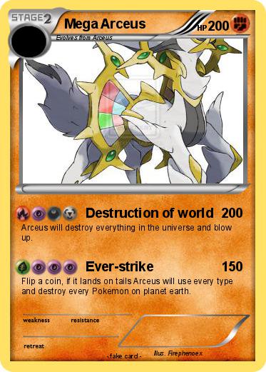 Pokemon Mega Arceus