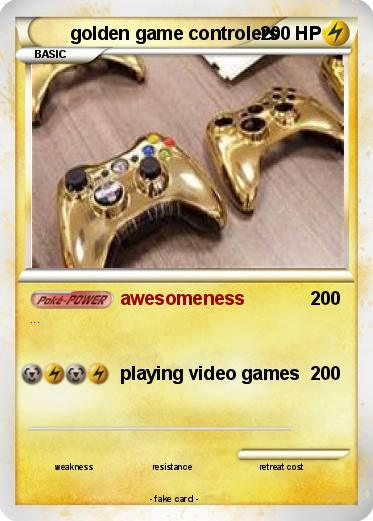 Pokemon golden game controlers