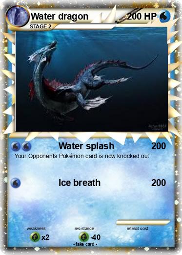 Pokemon Water dragon