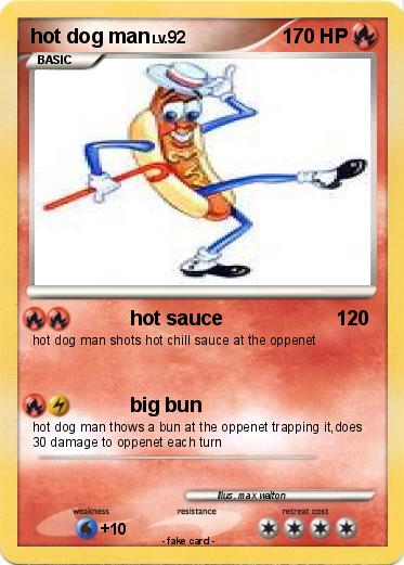 Pokemon hot dog man