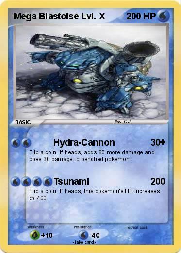 Pokemon Mega Blastoise Lvl. X