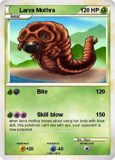 Pokemon Larva Mothra