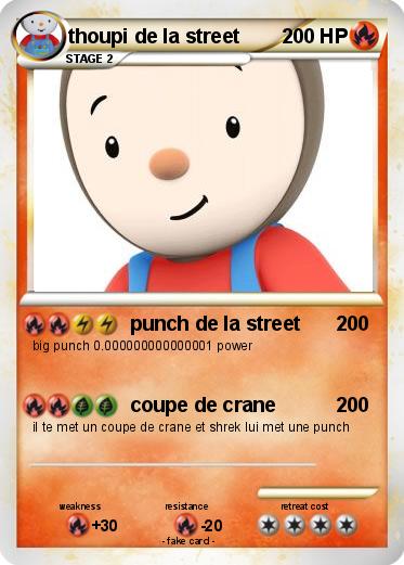 Pokemon thoupi de la street