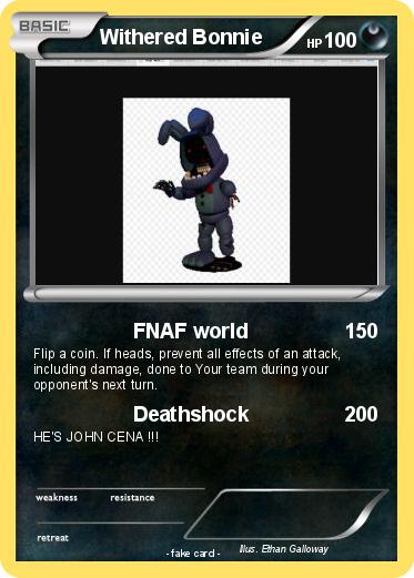 Pokemon Withered Bonnie