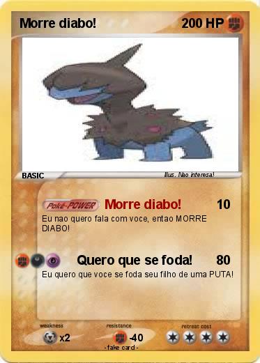 Pokemon Morre diabo!