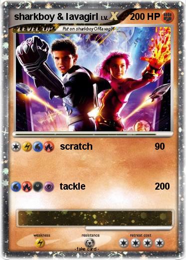 Pokemon sharkboy & lavagirl