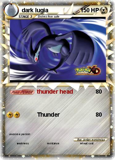 Pokemon dark lugia