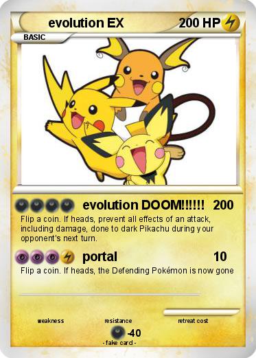 Pokemon evolution EX