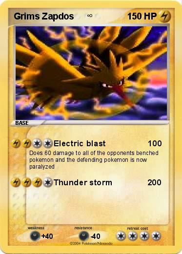 Pokemon Grims Zapdos     ∞