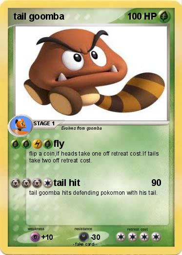 Pokemon tail goomba