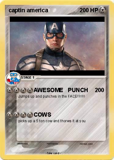 Pokemon captin america