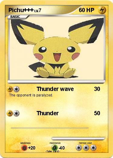 Pokemon Pichu+++