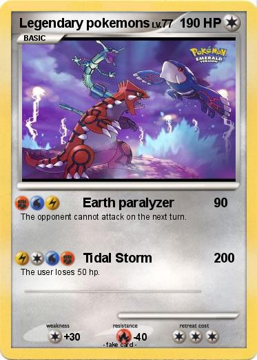 Pokemon Legendary pokemons