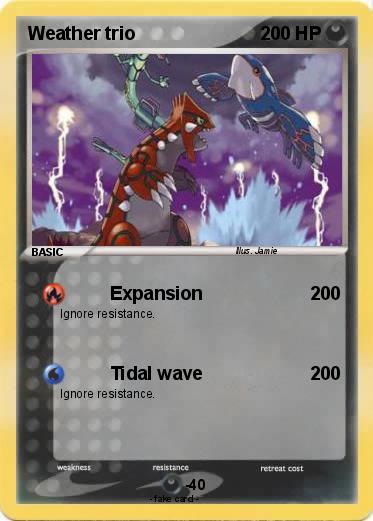 Pokemon Weather trio