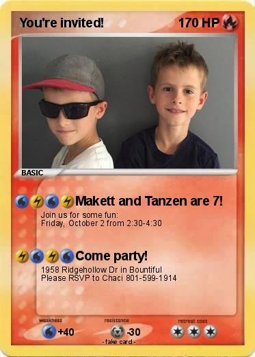 Pokemon You're invited!