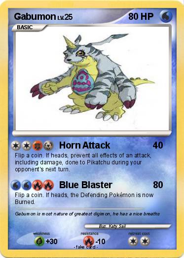 Pokemon Gabumon