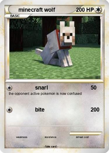 Pokemon minecraft wolf
