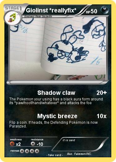 Pokemon Giolinst *reallyfix*