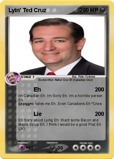 Pokemon Lyin' Ted Cruz