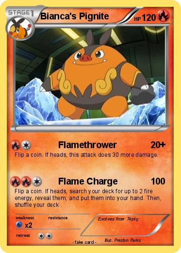Pokemon Bianca's Pignite