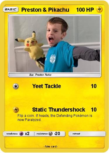 Pokemon Preston & Pikachu