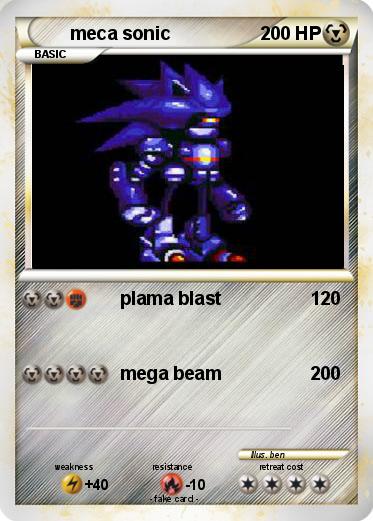 Pokemon meca sonic