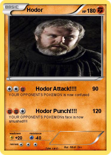 Pokemon Hodor