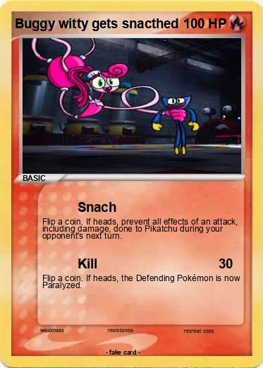 Pokemon Buggy witty gets snacthed