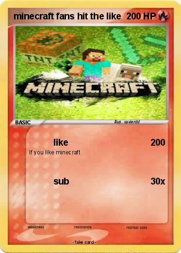 Pokemon minecraft fans hit the like