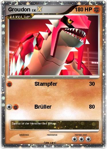 Pokemon Groudon