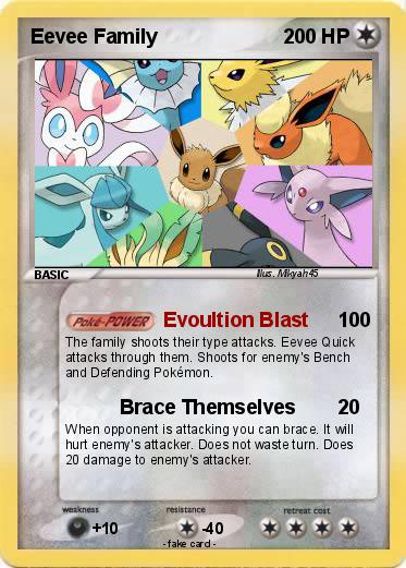 Pokemon Eevee Family