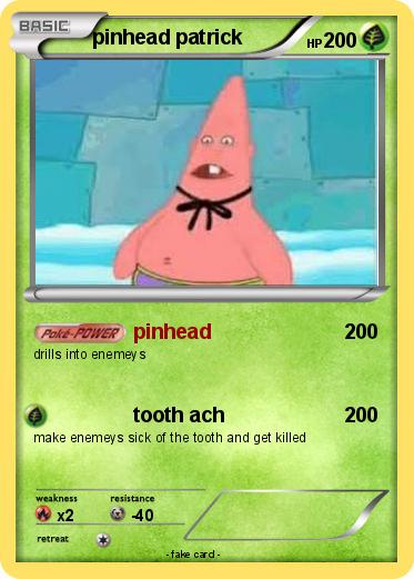 Pokemon pinhead patrick