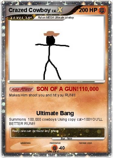 Pokemon Crazed Cowboy
