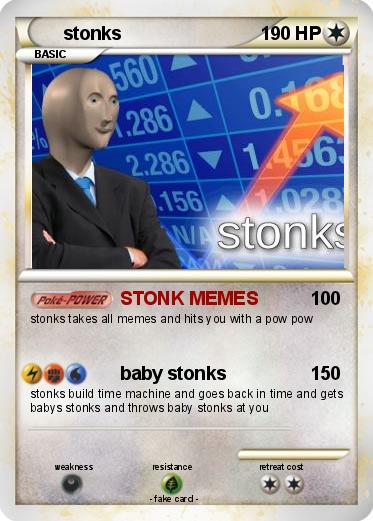 Pokemon stonks