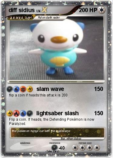 Pokemon diff sidius