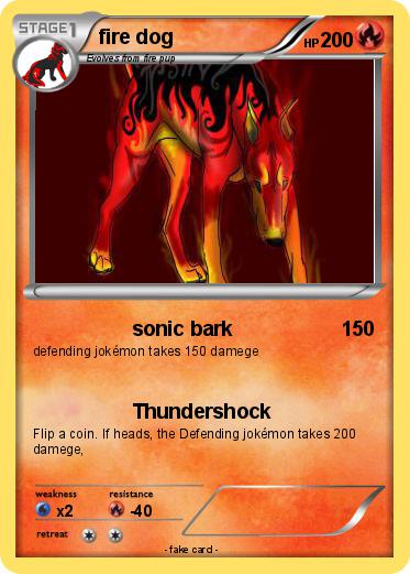 Pokemon fire dog