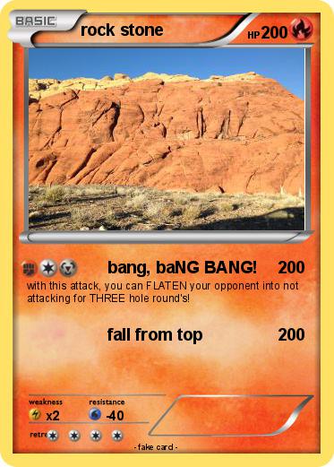 Pokemon rock stone